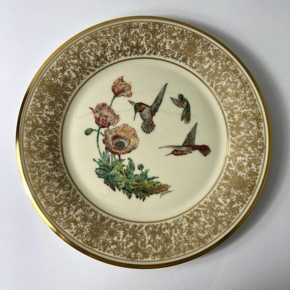 Lenox Other - Vintage Lenox Hummingbird Gold Plate Boehm Birds